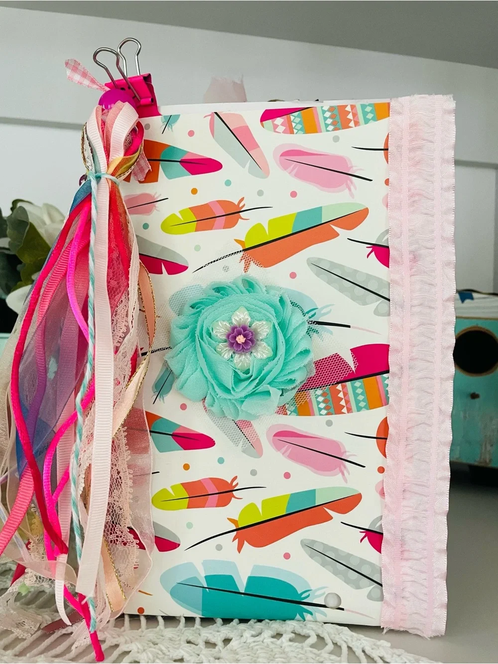Handmade Journal with Ribbon Tassel